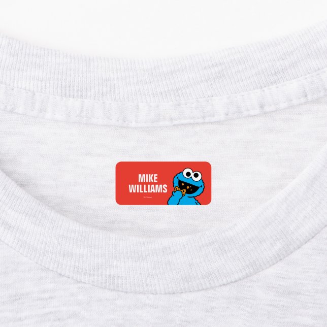 C is for Cookie Monster | Add Your Name Labels (Affixed)