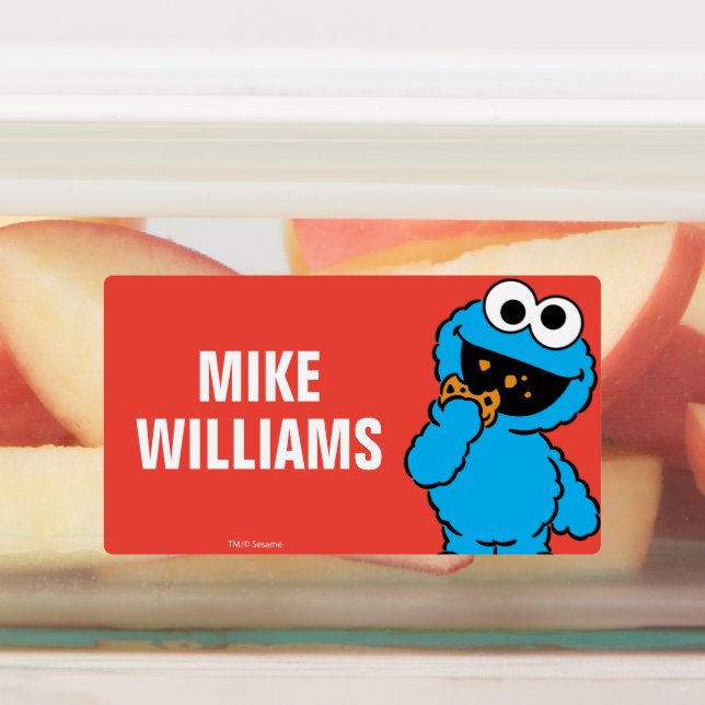 C is for Cookie Monster | Add Your Name Labels (Affixed)