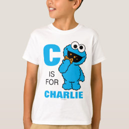 C is for Cookie Monster | Add Your Name T-Shirt