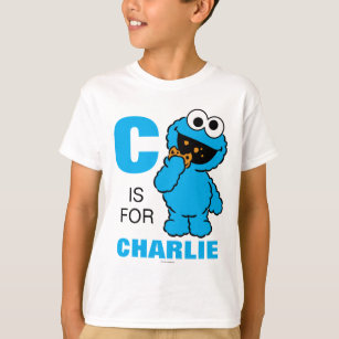 C is for Cookie Monster   Add Your Name T-Shirt