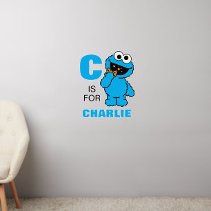 C is for Cookie Monster   Add Your Name Wall Decal