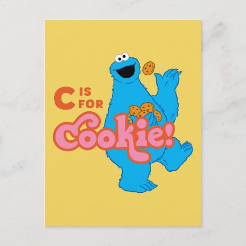 C is for Cookie Postcard