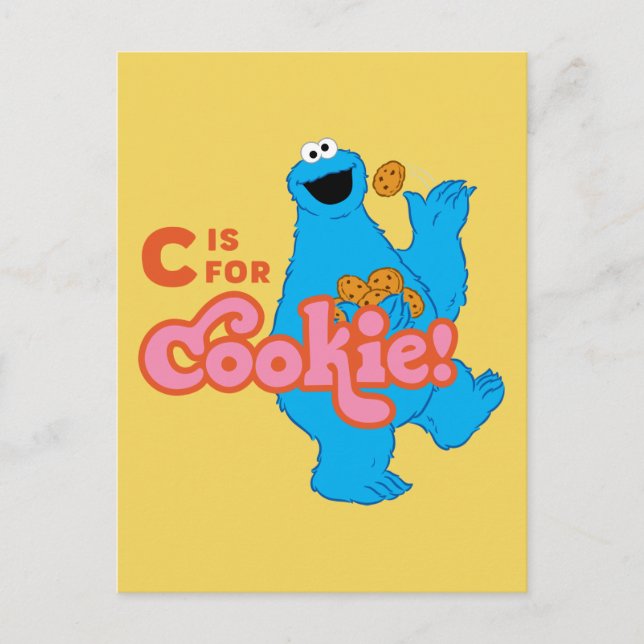 C is for Cookie Postcard (Front)