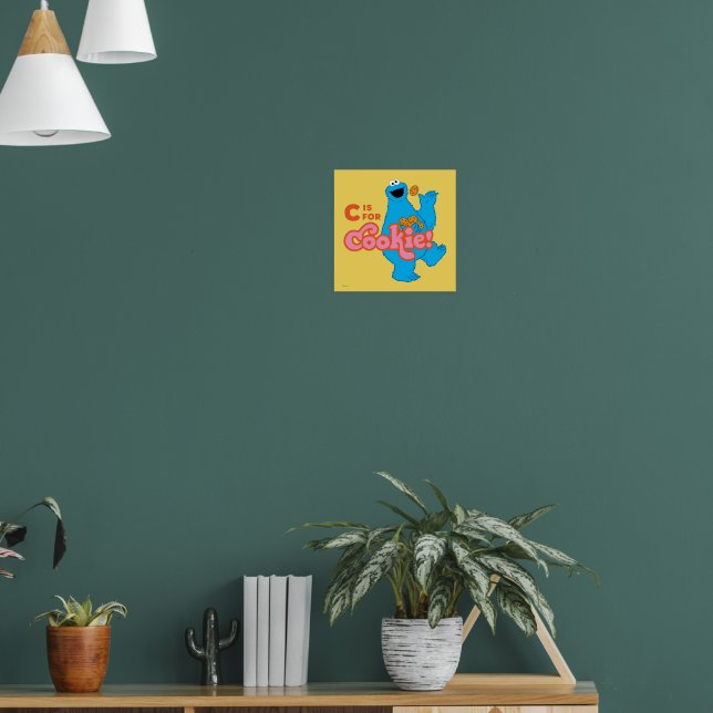 C is for Cookie Poster | Zazzle