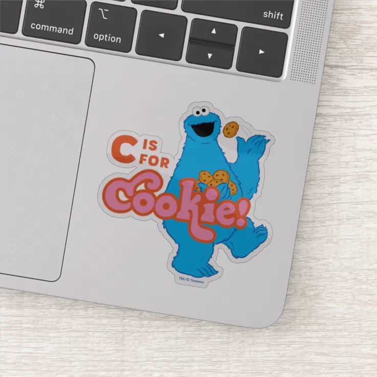 C is for Cookie Sticker | Zazzle