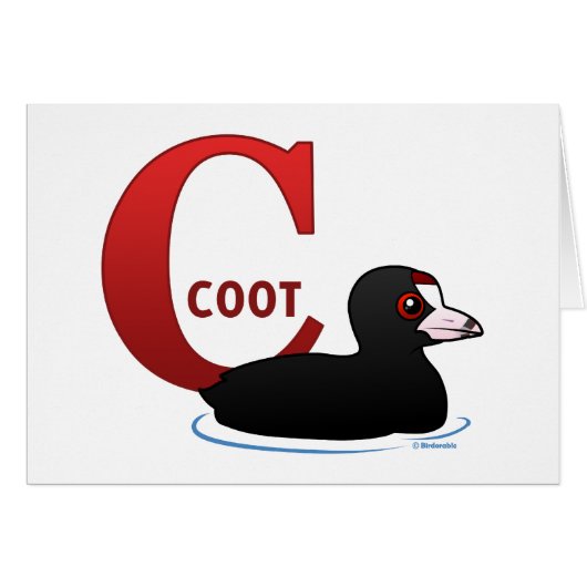 C is for Coot Cards (Front Horizontal)