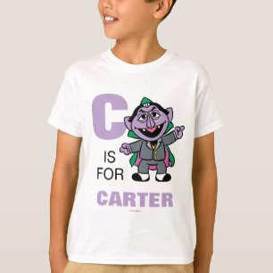 C is for Count von Count Add Your Name T-Shirt