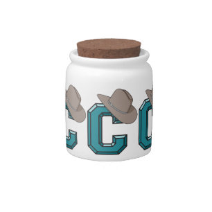 C is for Cowboy Candy Jar