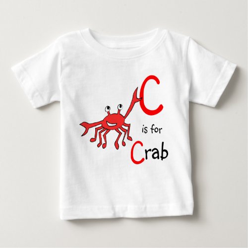 C is for Crab T shirt