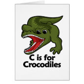 C is for Crocodile (Front)