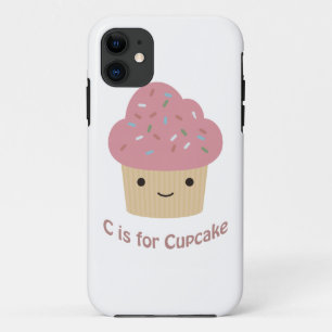 C is for cupcake iPhone 11 case