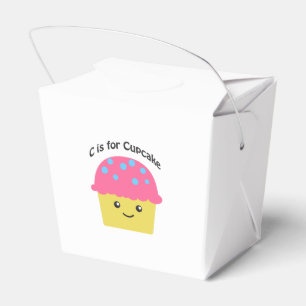C is for Cupcake Favor Boxes