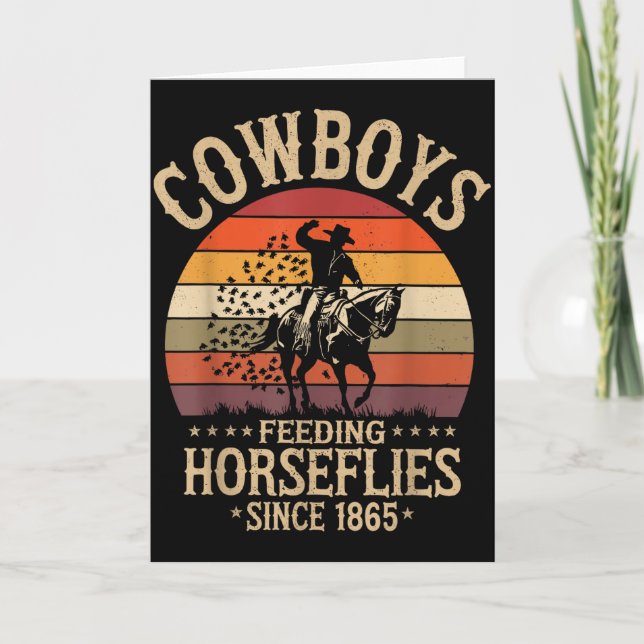 C.j.'s Cowboy Rodeo Outfit For Men - Funny Western Card (Front)