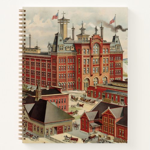 CL Centlivre Brewing Company Factory Buildings Notebook