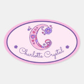 Funlucy Monogram Letter C With Powder White Rose Floral Wall Decor Art  Decals Initial Letter C Vinyl…See more Funlucy Monogram Letter C With  Powder