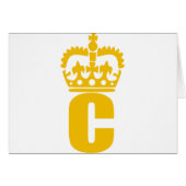 C - Letter - Name (Front Horizontal)