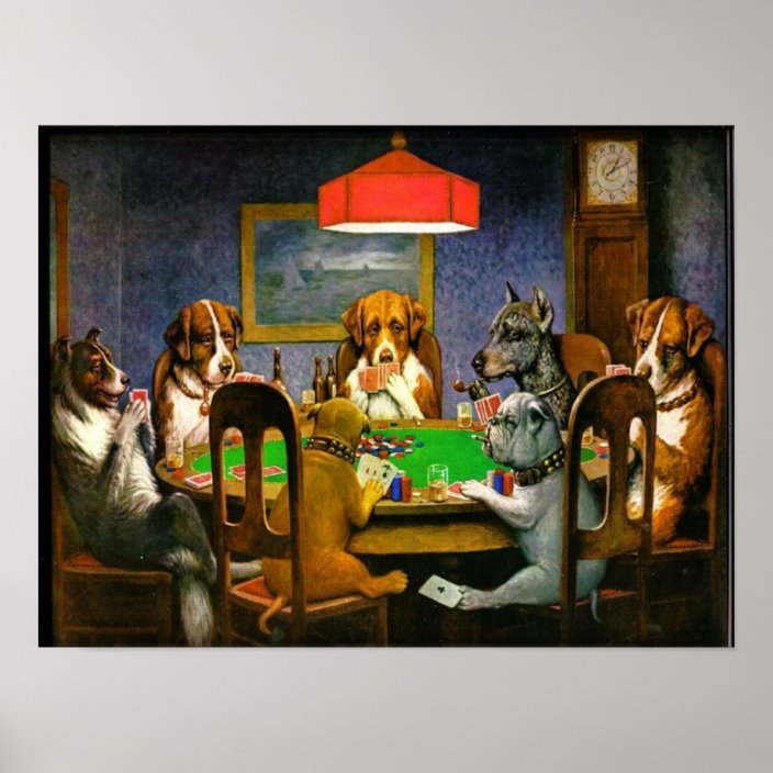 poker dogs