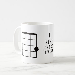 C Major Best Chord Ever Ukulele Coffee Mug