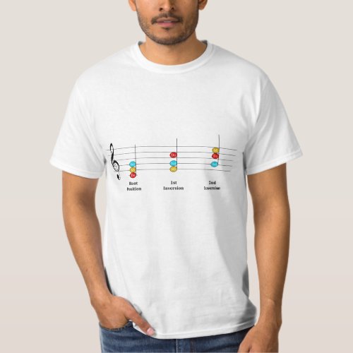 C Major Triad Inversions Solfege Kids Music Lesson T_Shirt