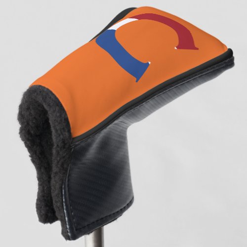C Monogram overlaid on NLD Flag on or pccn Golf Head Cover