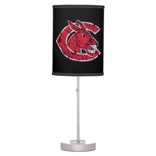 C Mules Logo Distressed Table Lamp
