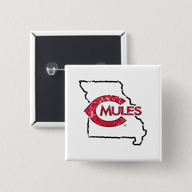 C Mules State Love Button (Front & Back)