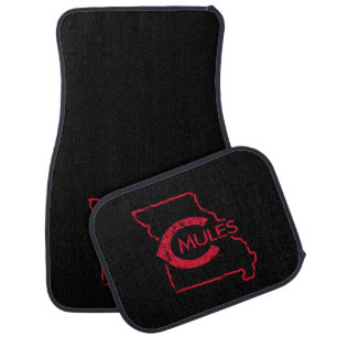 C Mules State Love Car Floor Mat