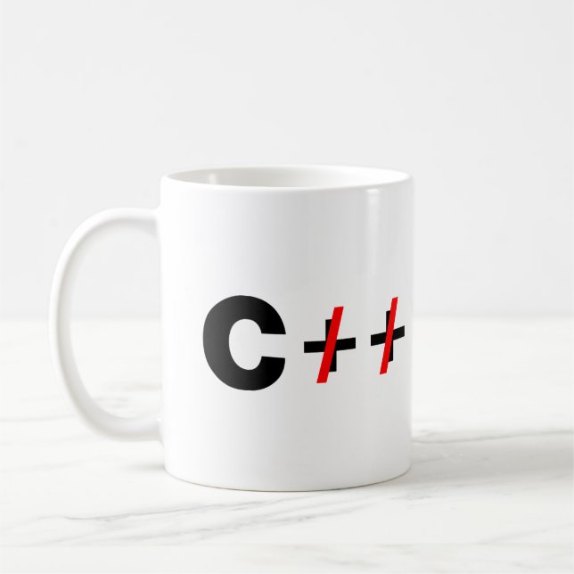 C, not C++ Coffee Mug (Left)