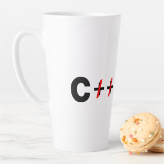 C, not C++ Latte Mug