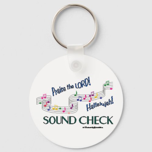 C Notes Sound Check Keychain