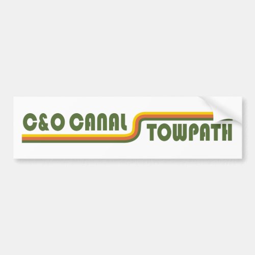 CO Canal Towpath Bumper Sticker