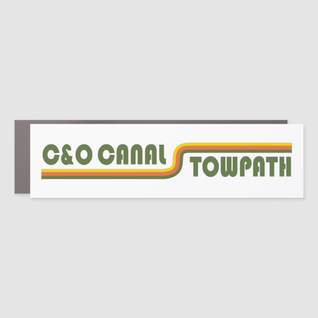 C&O Canal Towpath Car Magnet (Front)