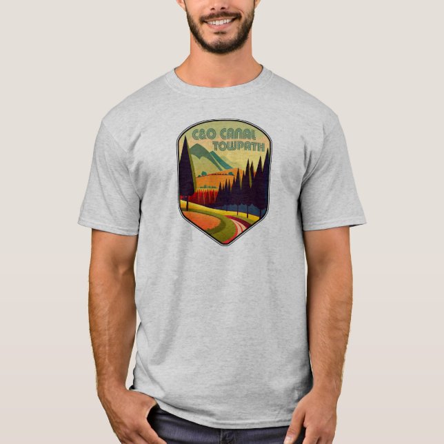 C&O Canal Towpath Colors T-Shirt (Front)