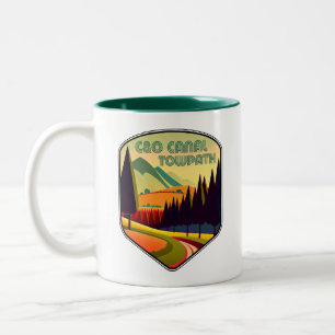 C&O Canal Towpath Colors Two-Tone Coffee Mug
