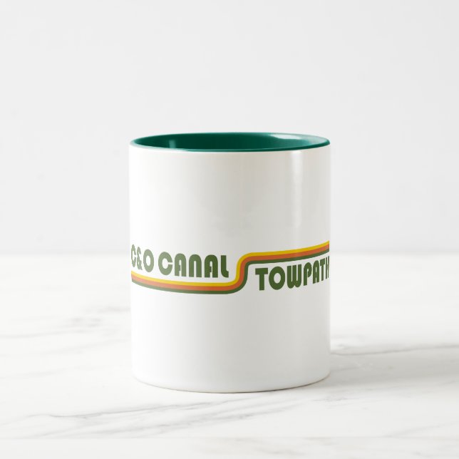 C&O Canal Towpath Two-Tone Coffee Mug (Center)