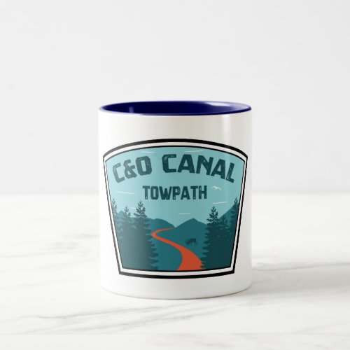 CO Canal Towpath Two_Tone Coffee Mug