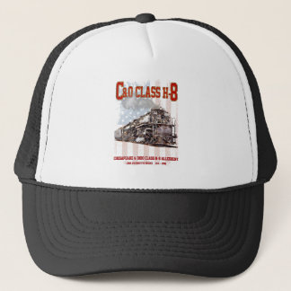 C&O Class H-8 Allegheny Locomotive - American flag Trucker Hat