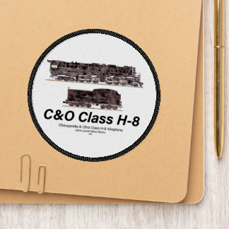 C&O Class H-8 Allegheny Steam Locomotive Profile Patch