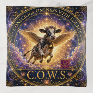 C.O.W.S. Square Trinket Tray