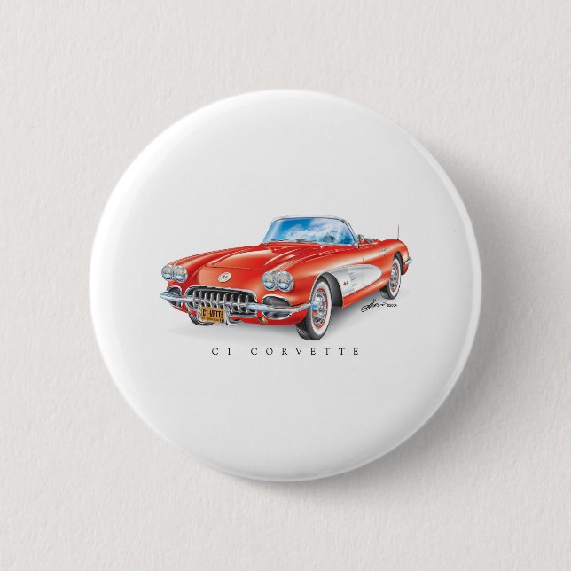 C-ONE AUTOMOBILE ART BUTTON (Front)
