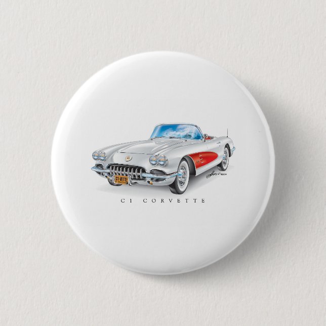 C-ONE AUTOMOBILE ART BUTTON (Front)