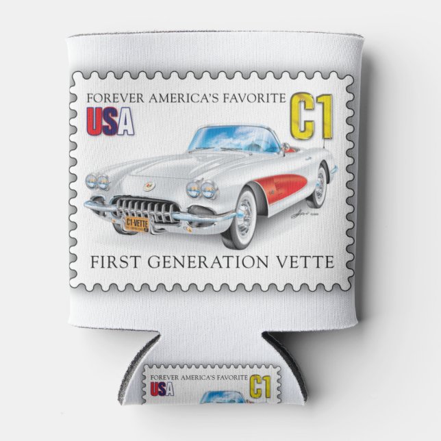 C-ONE AUTOMOBILE ART CAN COOLER (Front)