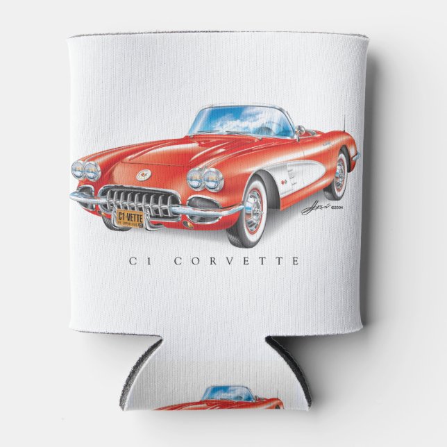 C-ONE AUTOMOBILE ART CAN COOLER (Front)