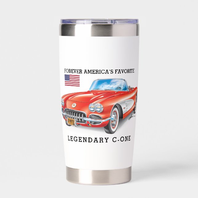  C-ONE AUTOMOBILE ART INSULATED TUMBLER (Front)