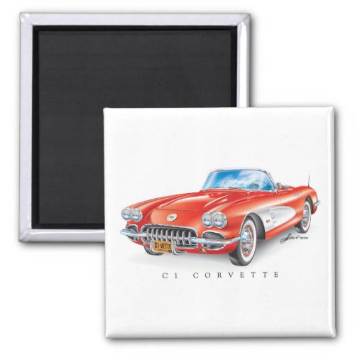 C_ONE AUTOMOBILE ART MAGNET