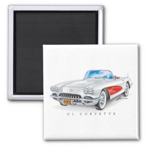 C_ONE AUTOMOBILE ART MAGNET