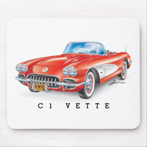 C_ONE AUTOMOBILE ART MOUSE PAD