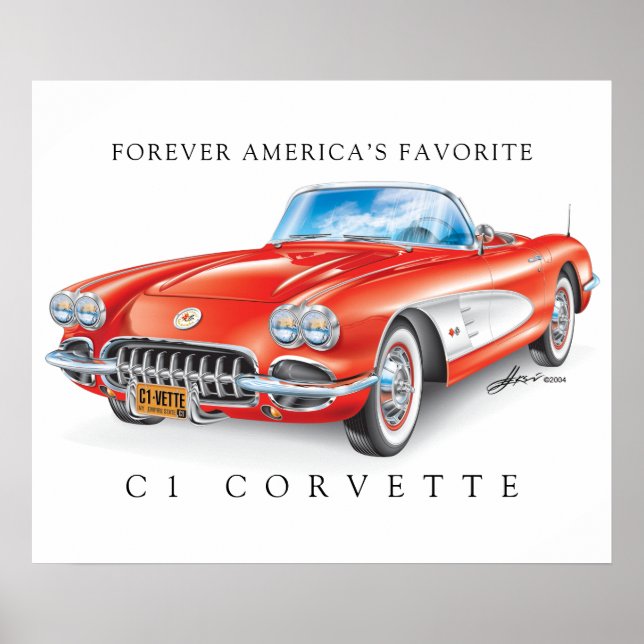 C-ONE AUTOMOBILE ART POSTER (Front)