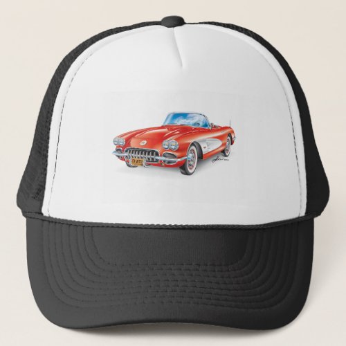 C_ONE AUTOMOBILE ART TRUCKER HAT