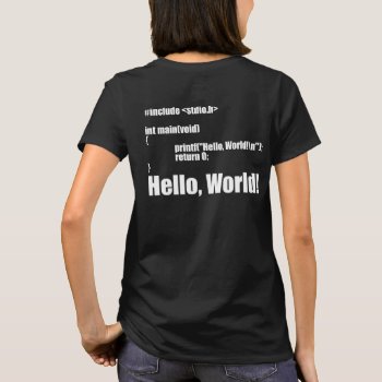 C_programming_language T-shirt by auraclover at Zazzle